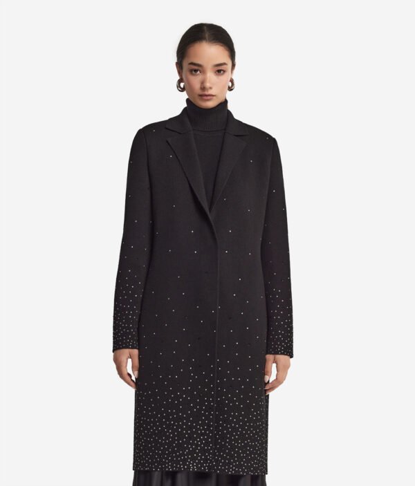 Cashmere Rhinestone Coat - Image 5